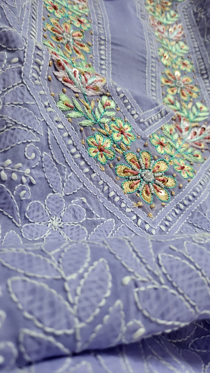 Chikankari shirt : parsi gara