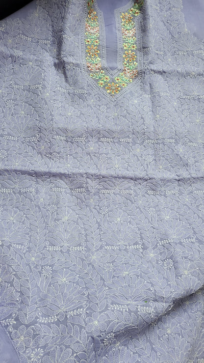 Chikankari shirt : parsi gara