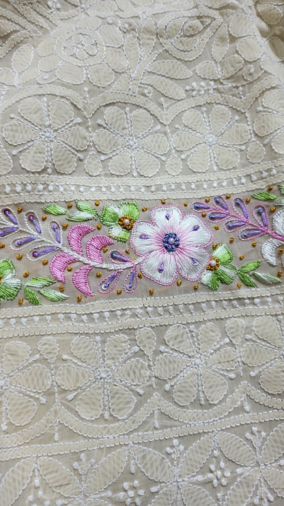 Chikankari shirt : parsi gara