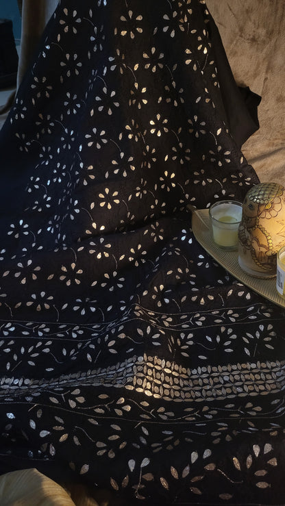 Chikankari shirt : gota work