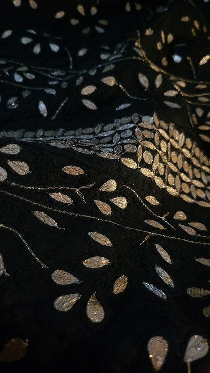 Chikankari shirt : gota work