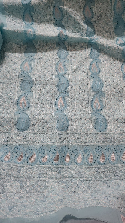 Chikankari shirt : unstitched