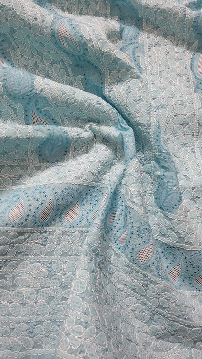 Chikankari shirt : unstitched