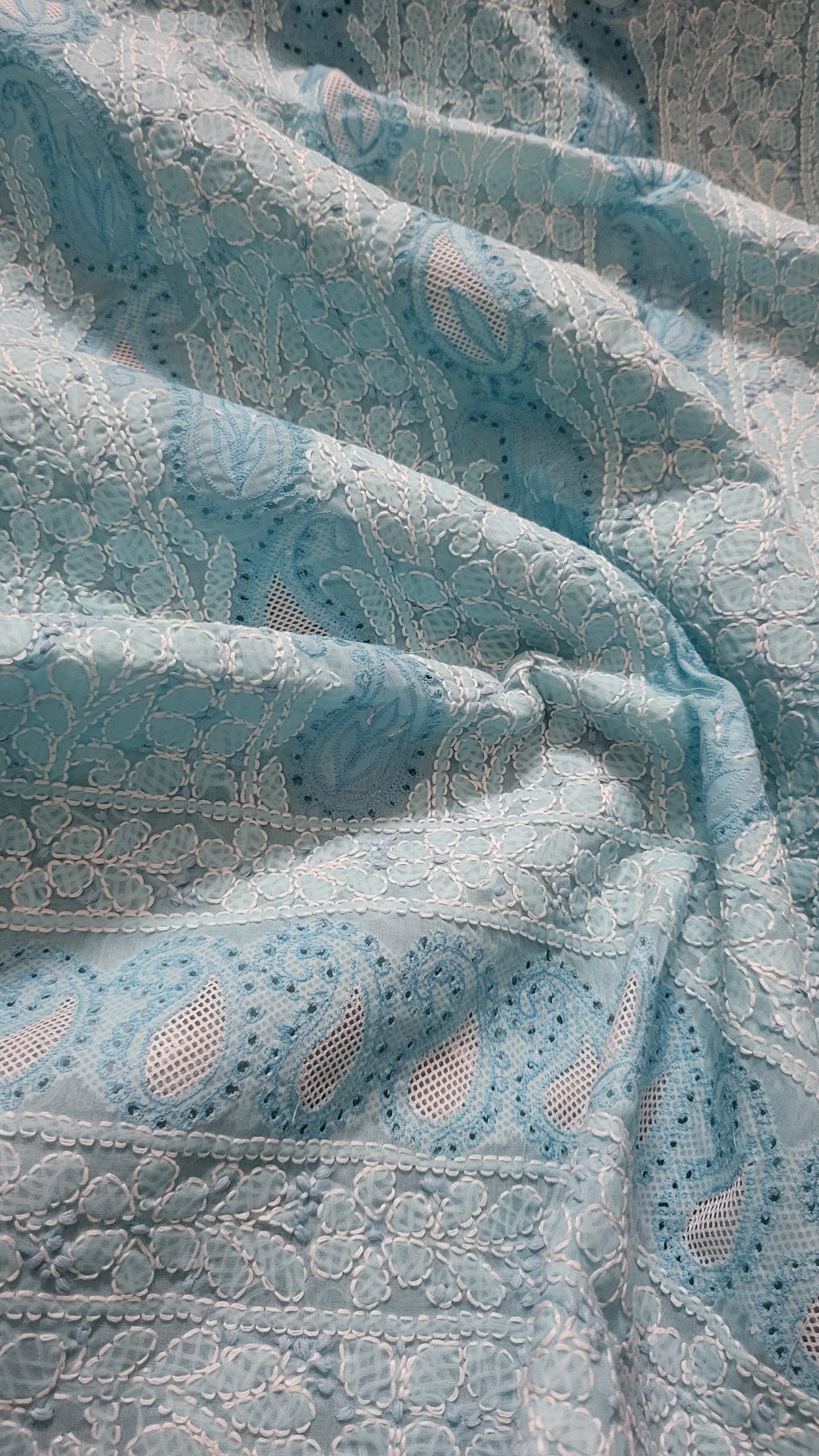 Chikankari shirt : unstitched