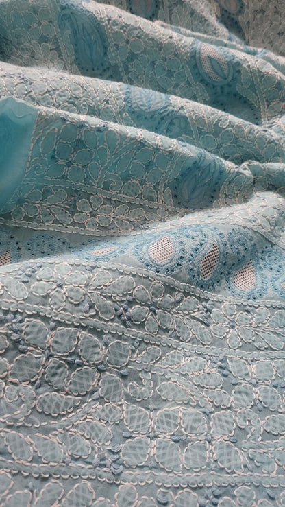 Chikankari shirt : unstitched