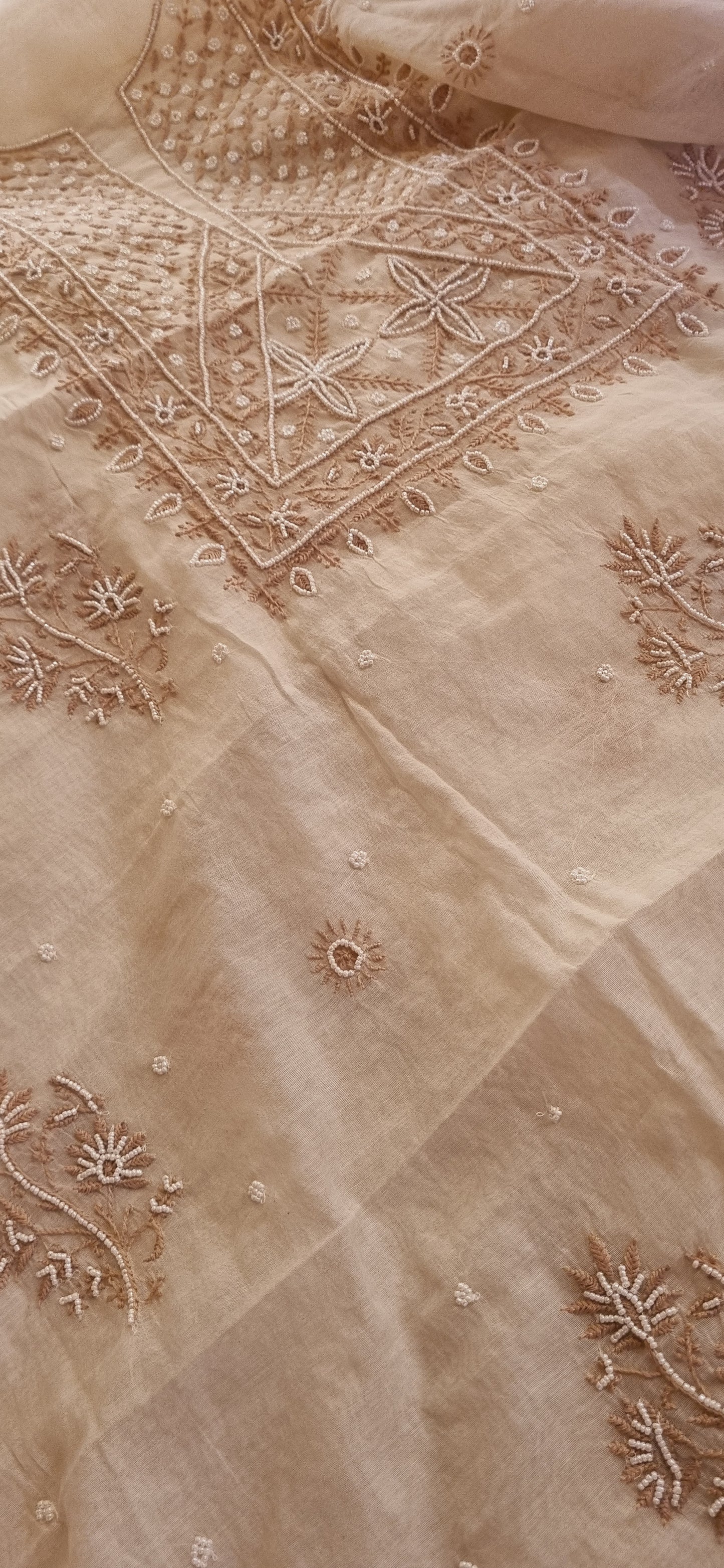 Mul chanderi formal suit