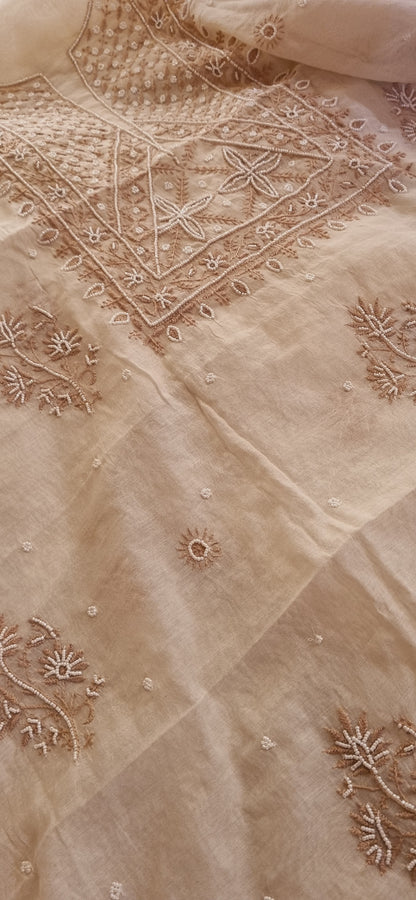 Mul chanderi formal suit