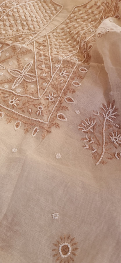 Mul chanderi formal suit