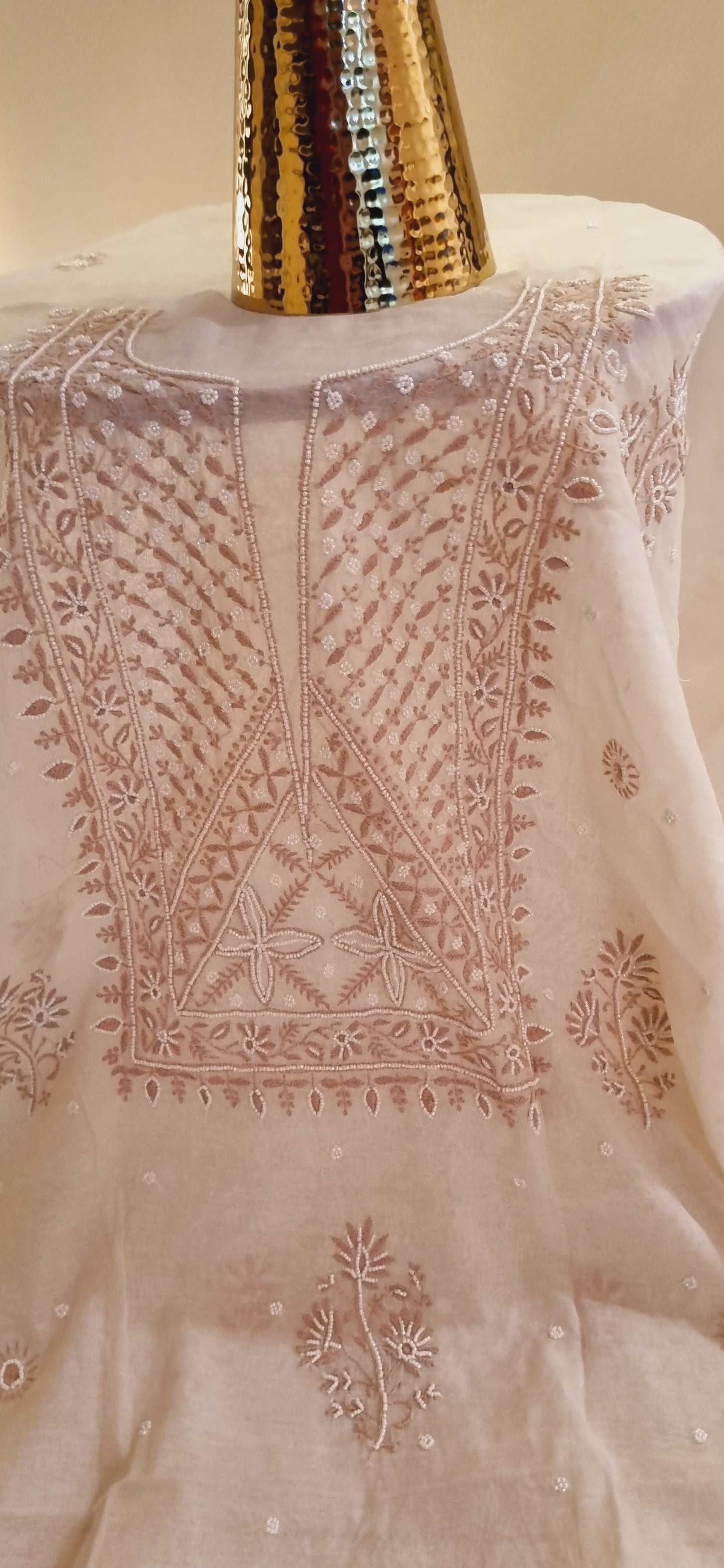 Mul chanderi formal suit
