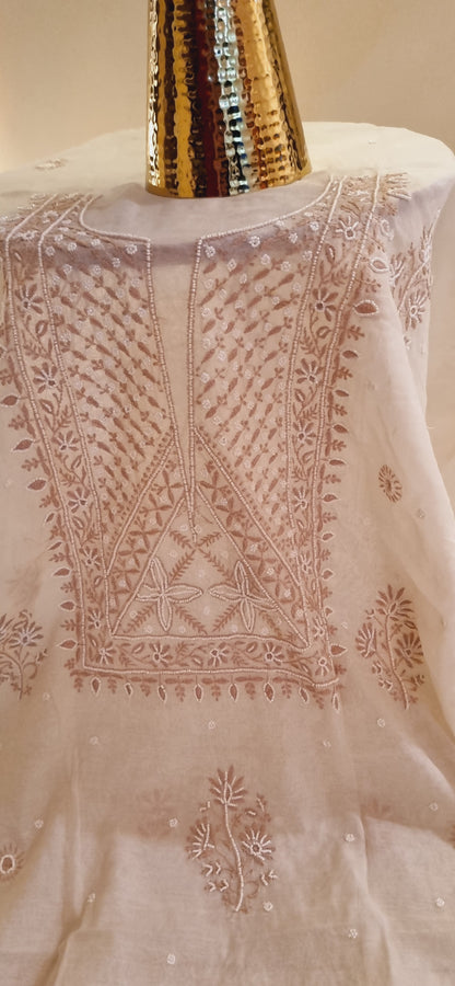 Mul chanderi formal suit