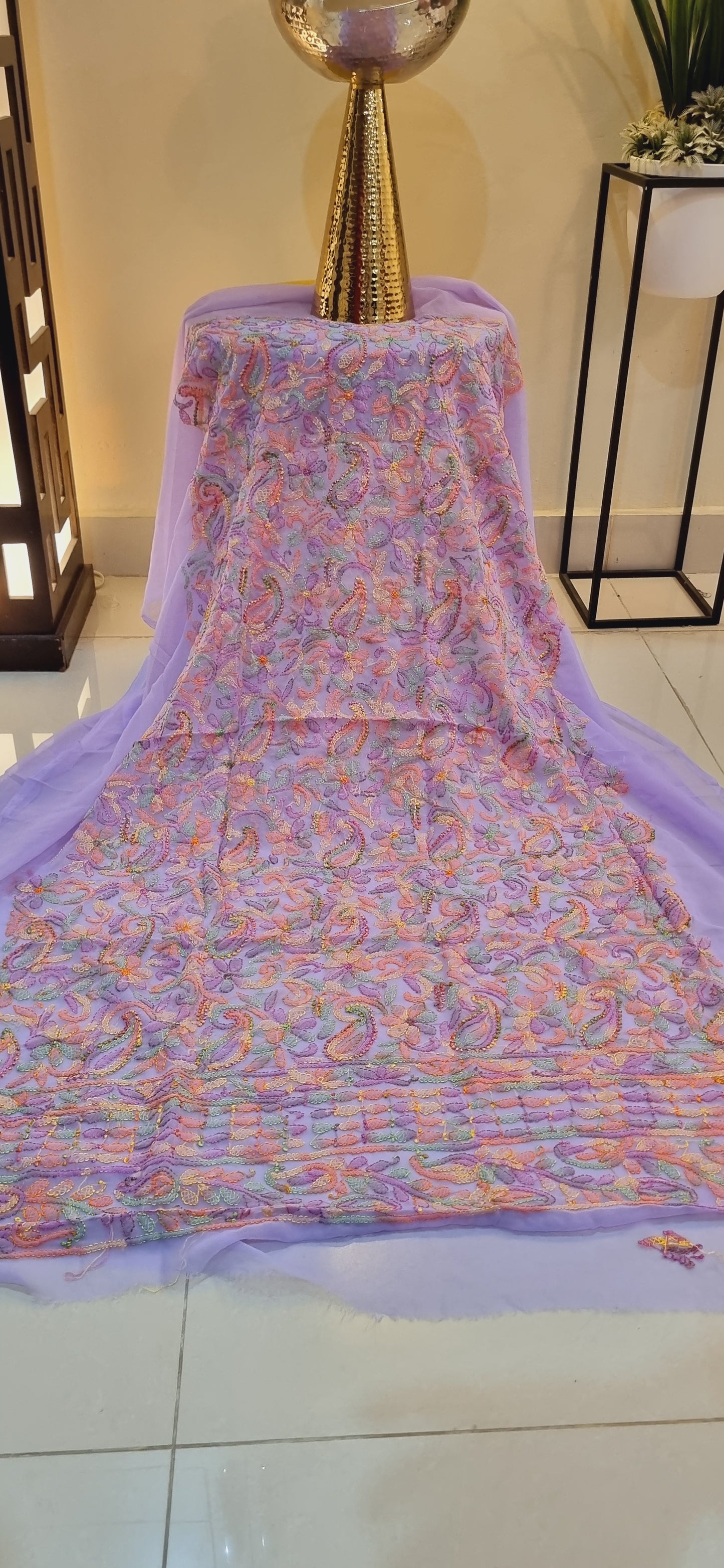 Chikankari georgete shirt piece