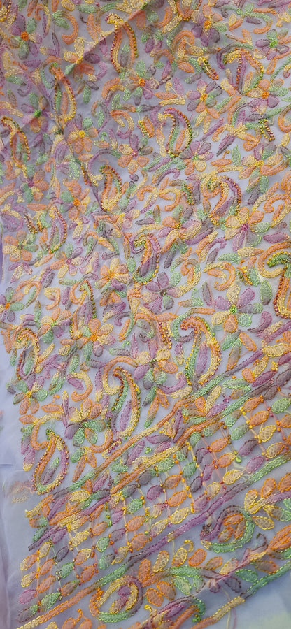 Chikankari georgete shirt piece