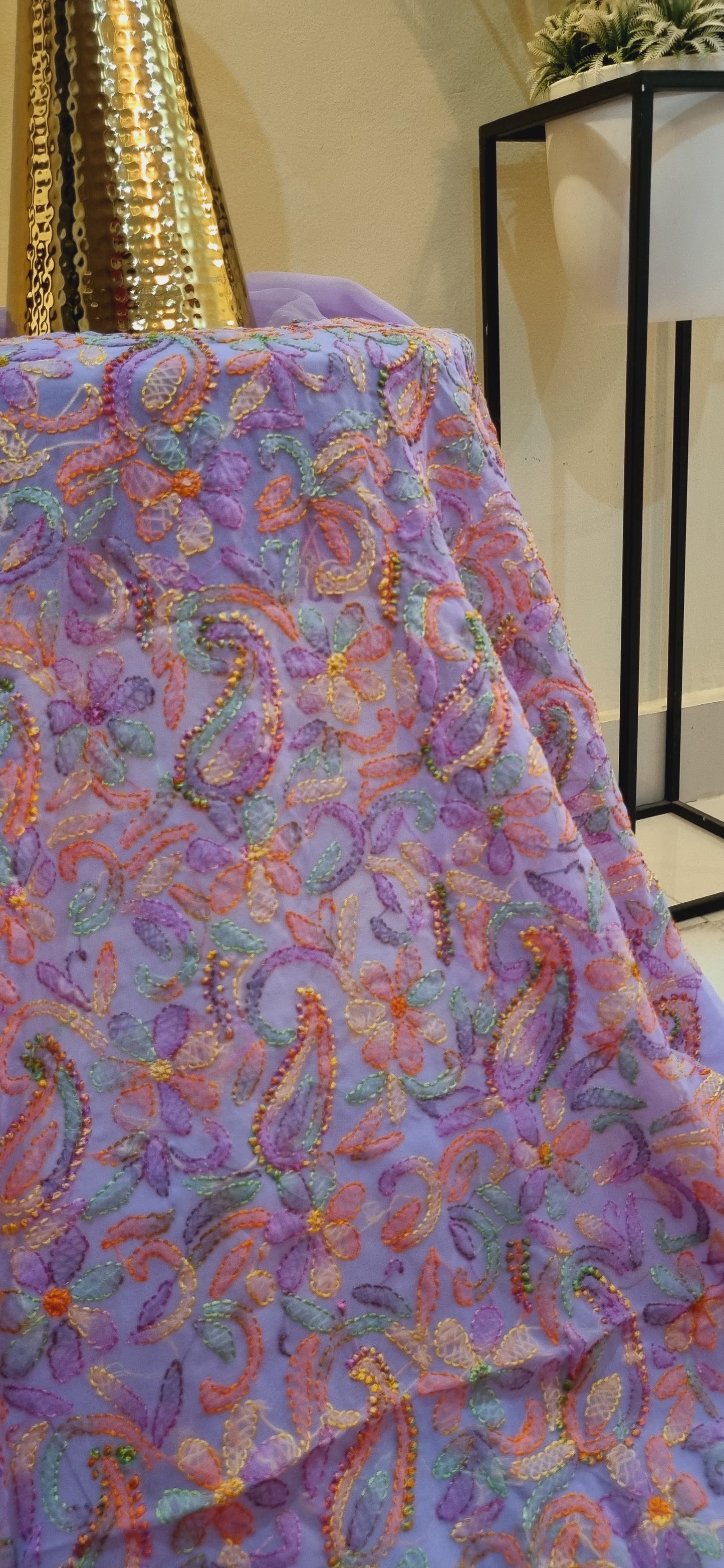 Chikankari georgete shirt piece