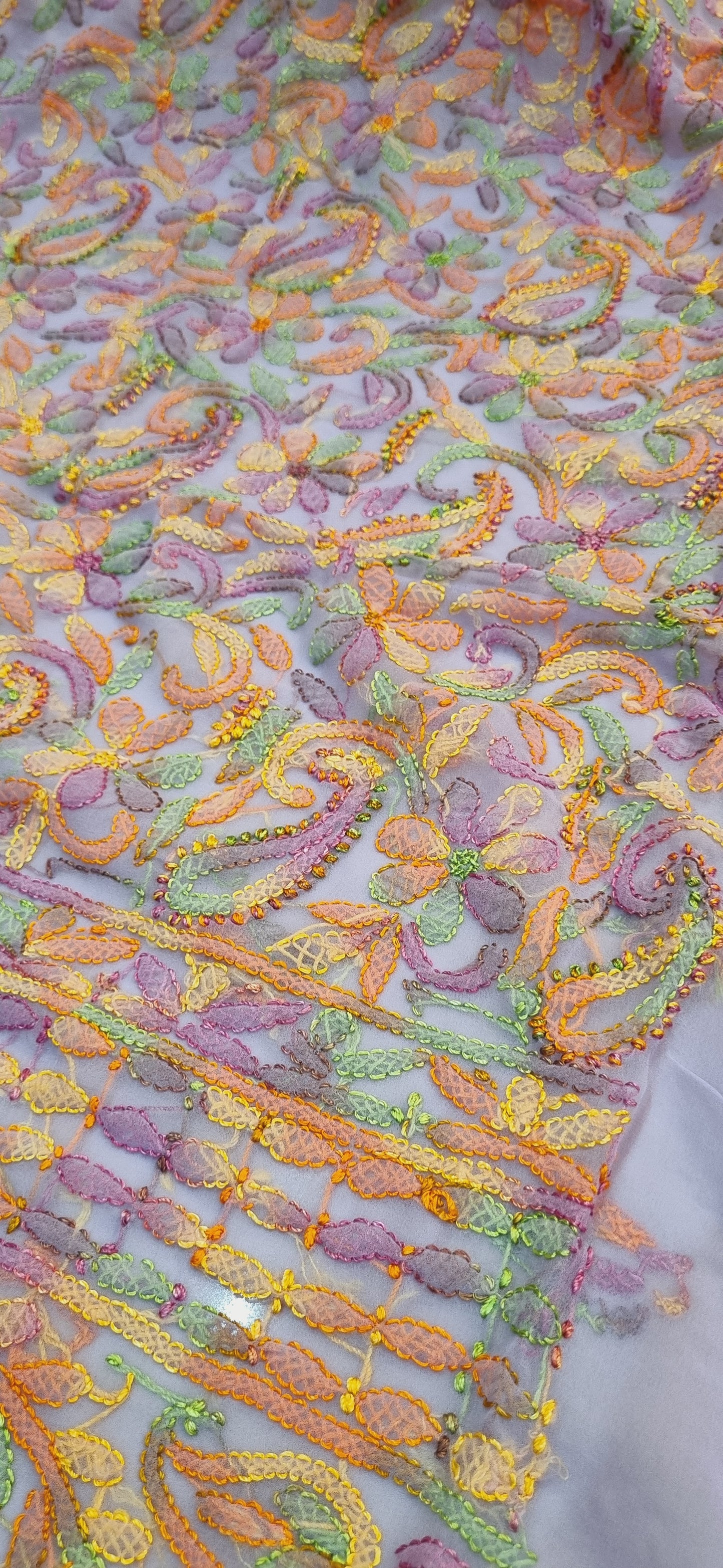 Chikankari georgete shirt piece