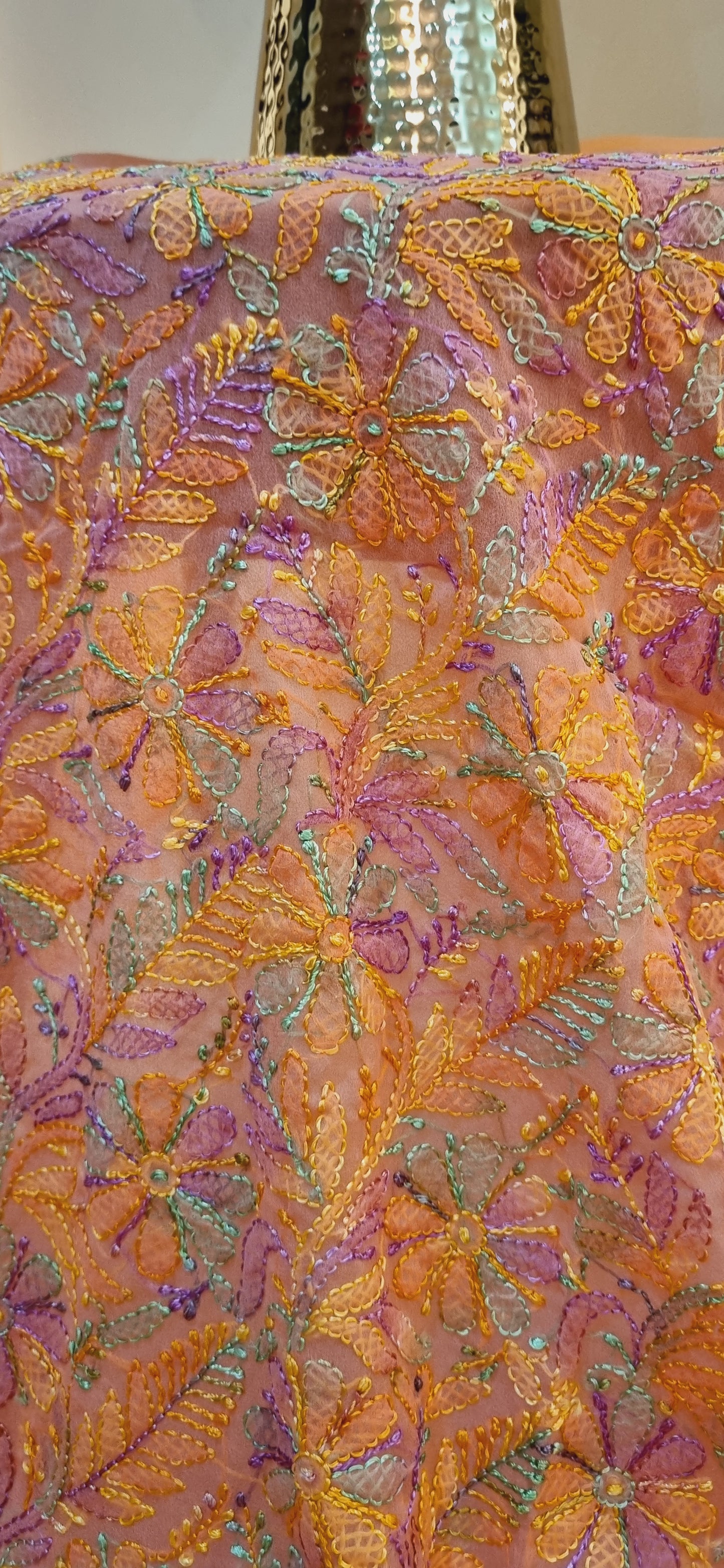 Chikankari georgete shirt piece