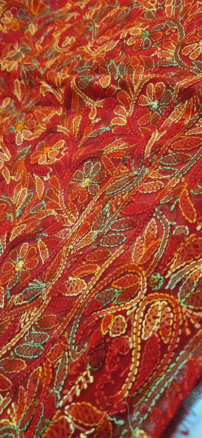 Chikankari georgete shirt piece