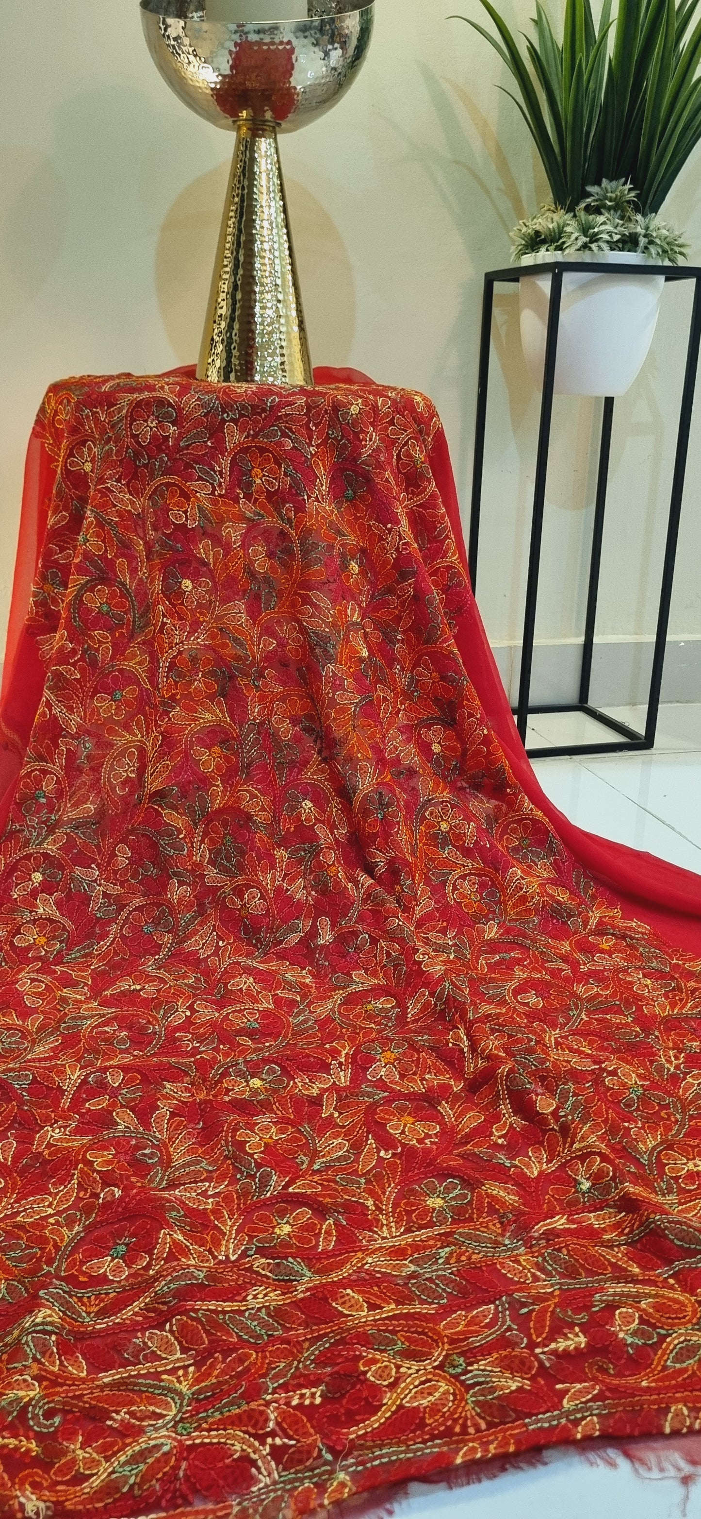 Chikankari georgete shirt piece