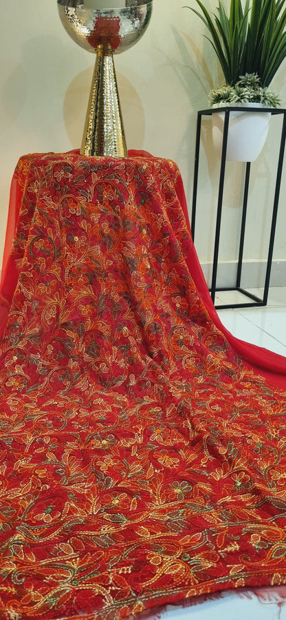 Chikankari georgete shirt piece