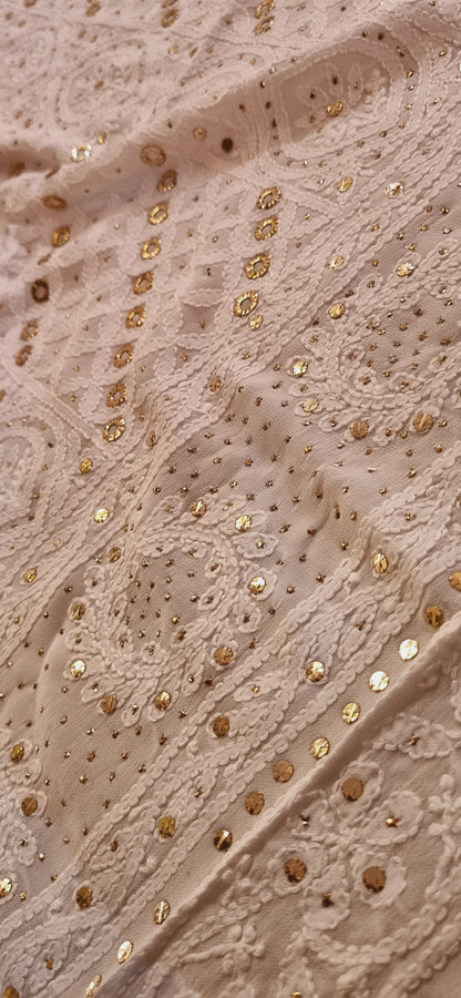 Kamdani chikankari formal suit