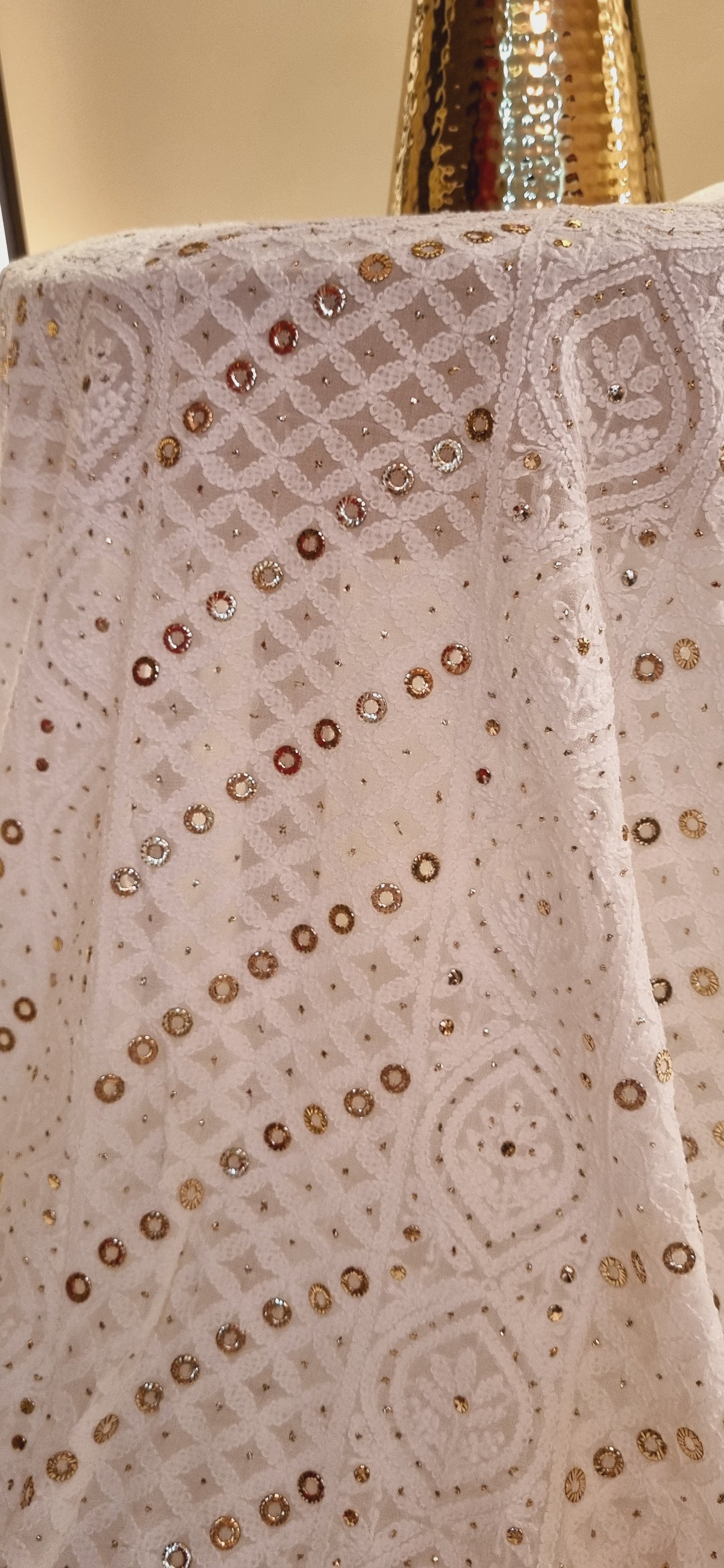 Kamdani chikankari formal suit