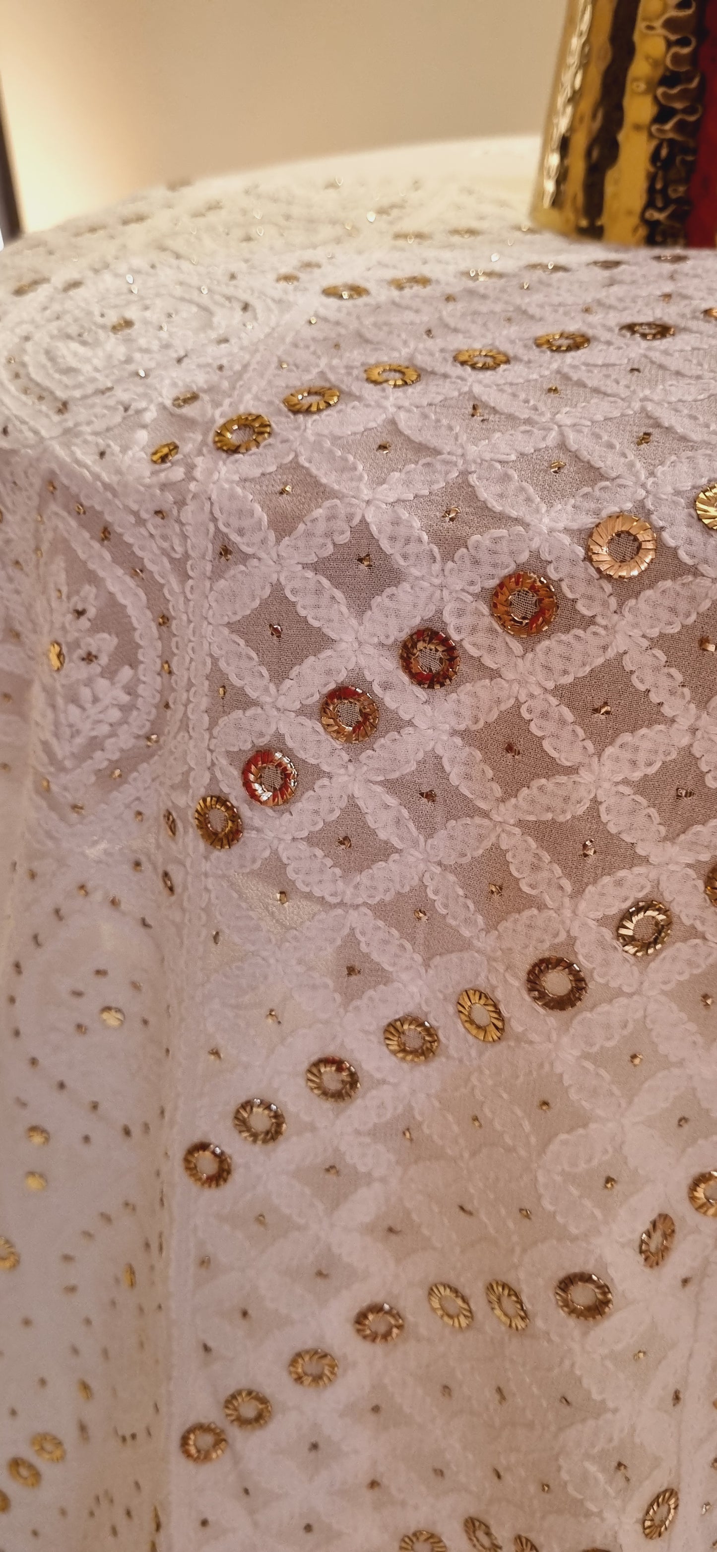 Kamdani chikankari formal suit