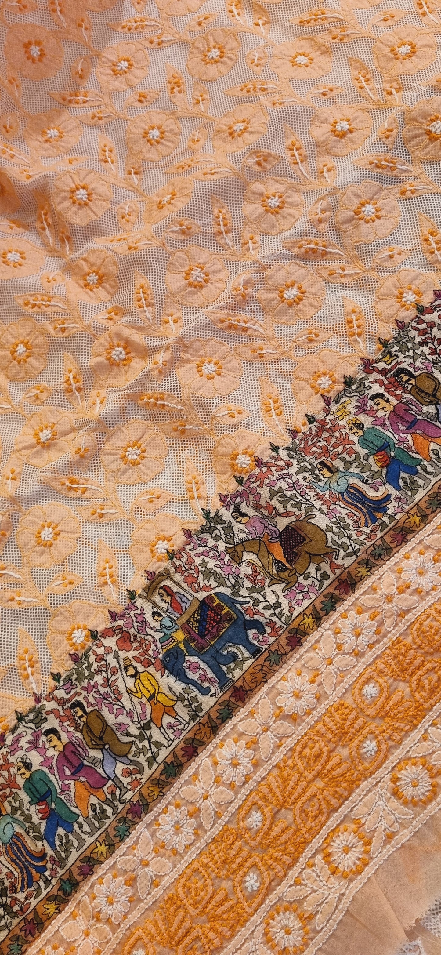 Chikankari shirt piece