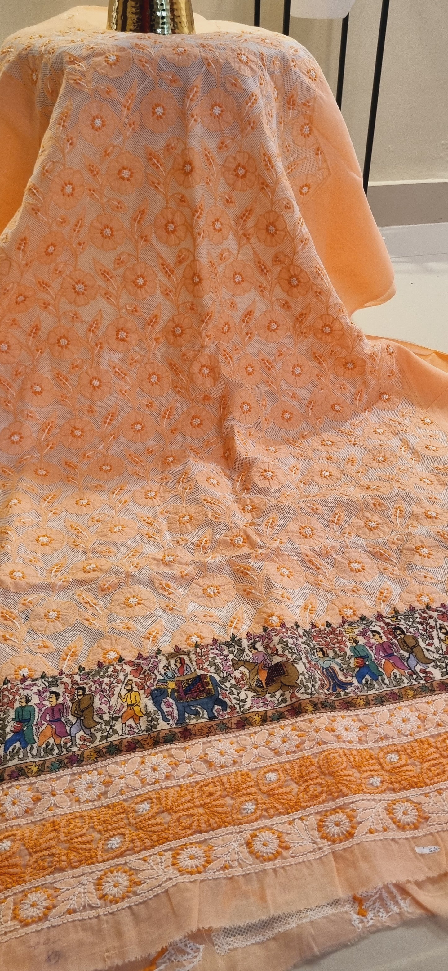 Chikankari shirt piece