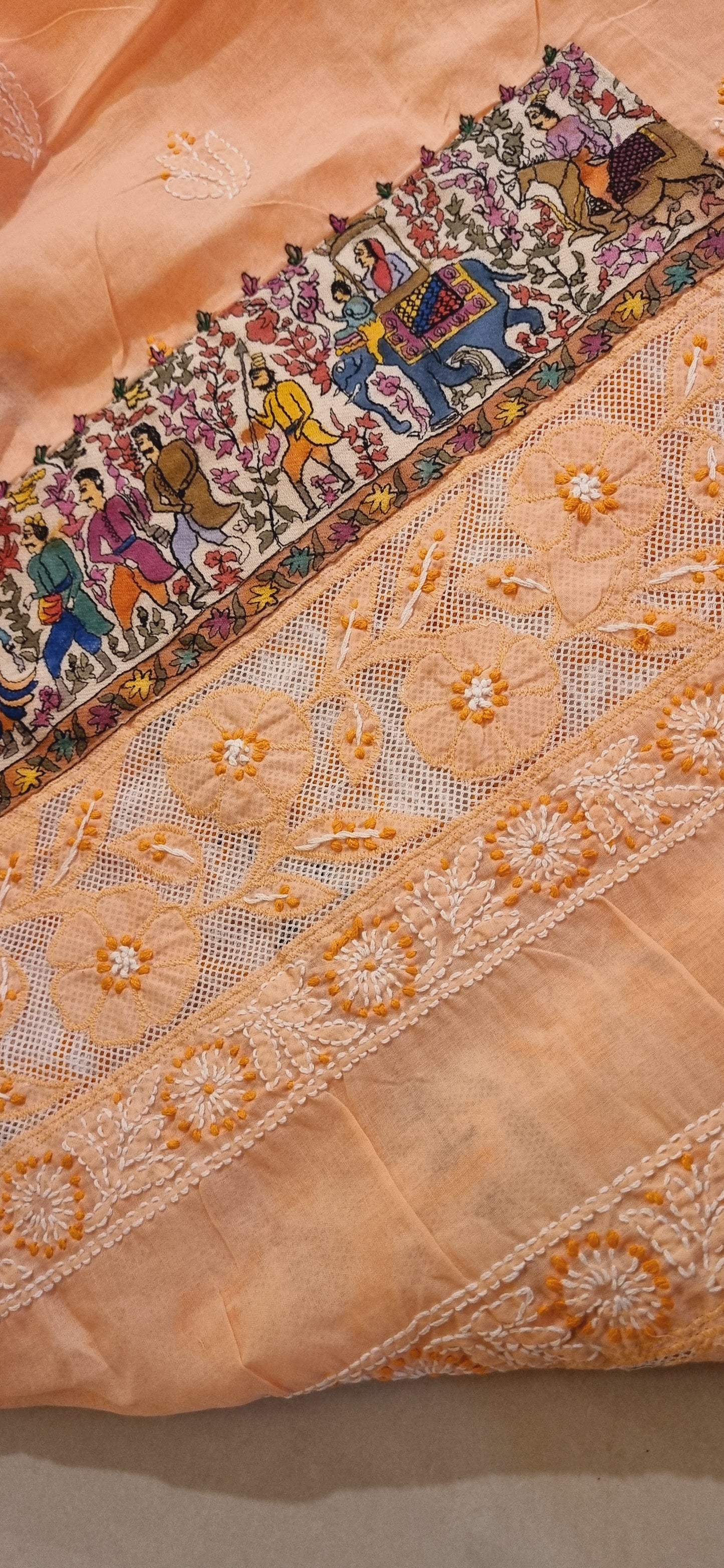 Chikankari shirt piece