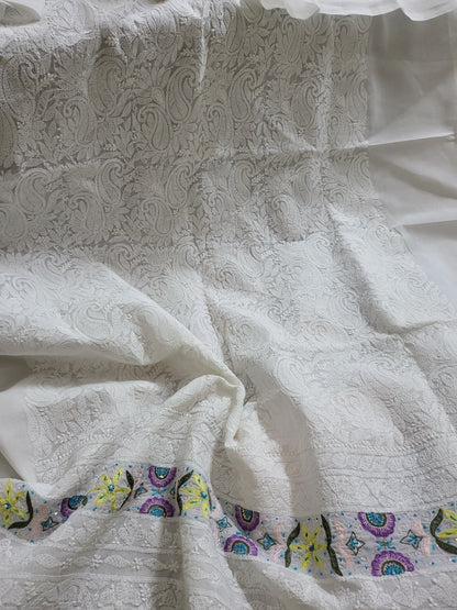 Chikankari shirt : parsi gara