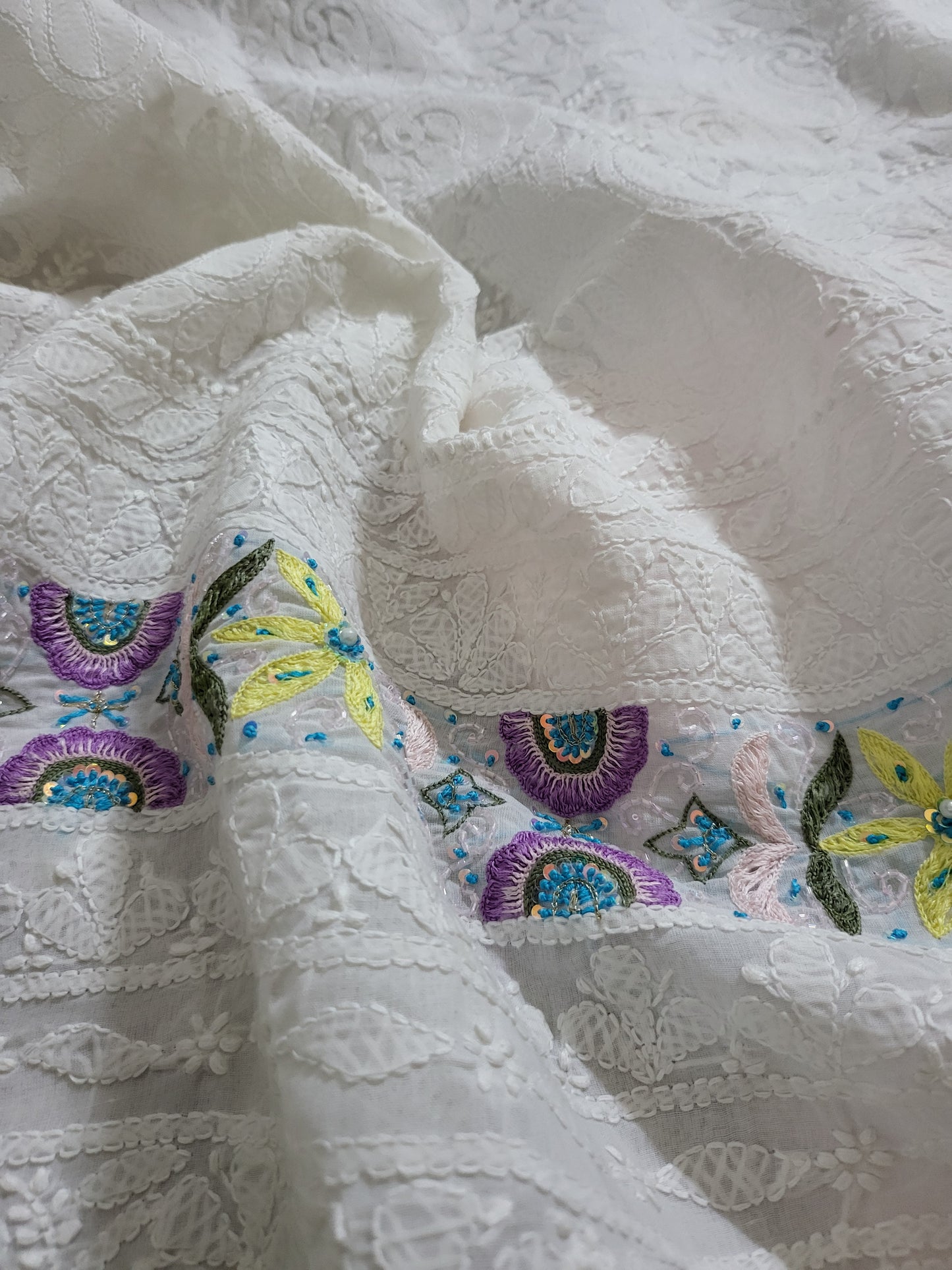 Chikankari shirt : parsi gara