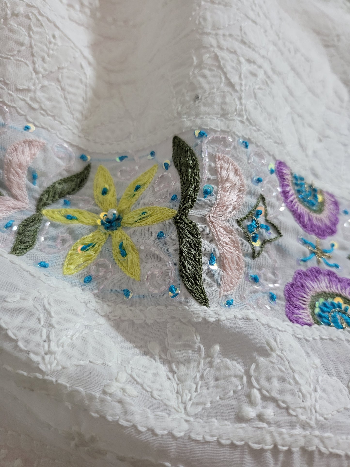 Chikankari shirt : parsi gara