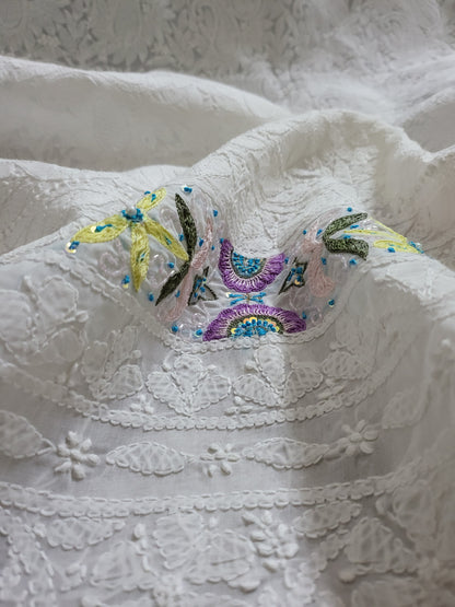 Chikankari shirt : parsi gara