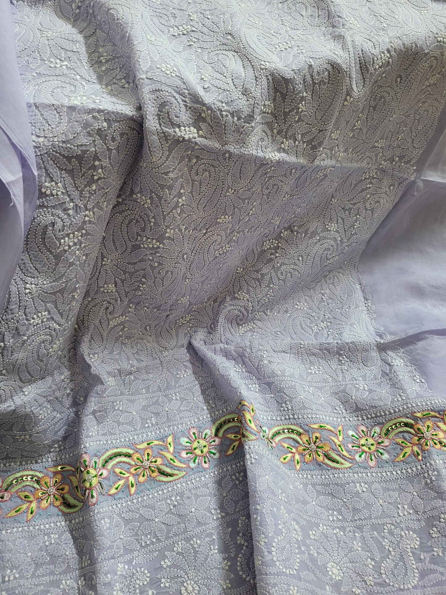 Chikankari shirt : parsi gara