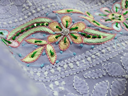 Chikankari shirt : parsi gara