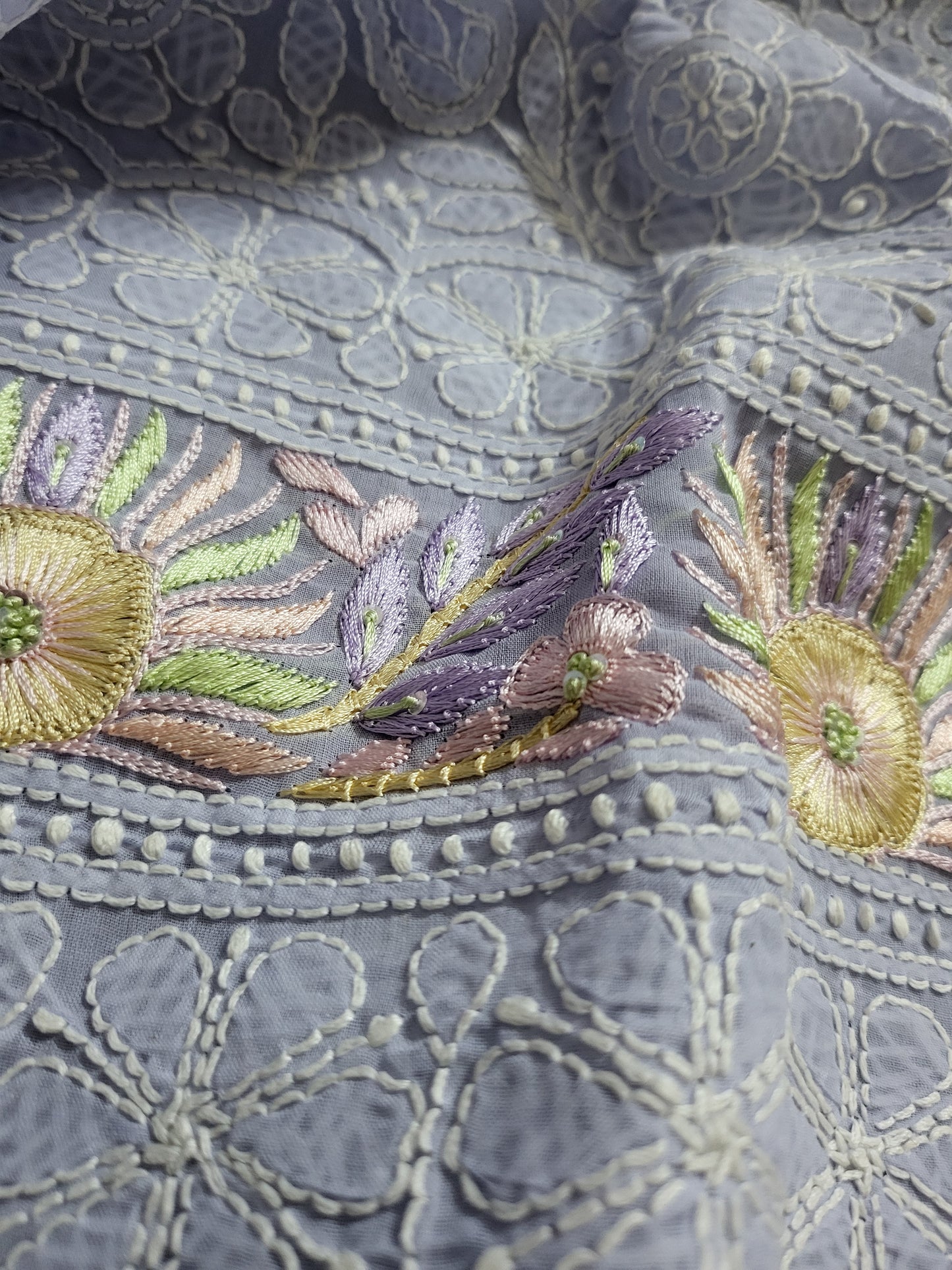 Chikankari shirt : parsi gara