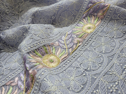 Chikankari shirt : parsi gara