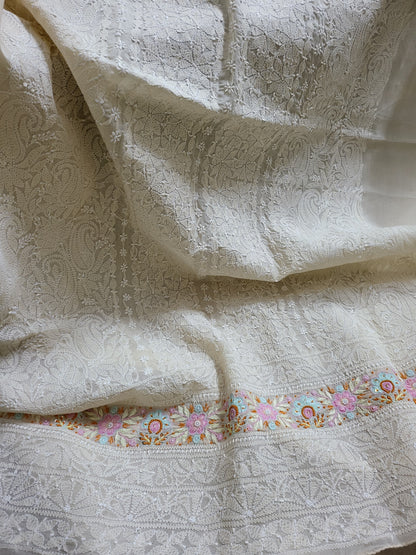 Chikankari shirt : parsi gara