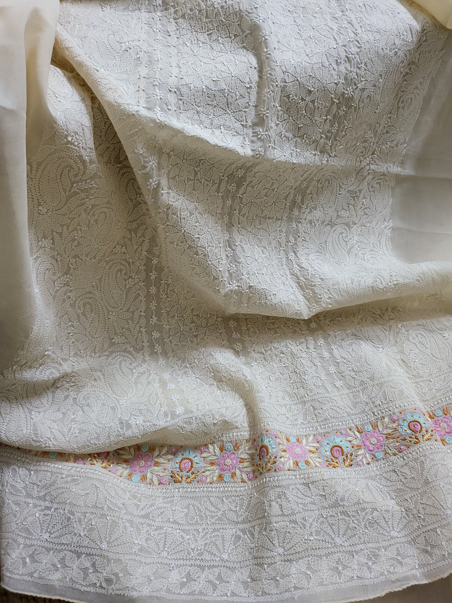 Chikankari shirt : parsi gara