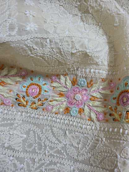 Chikankari shirt : parsi gara