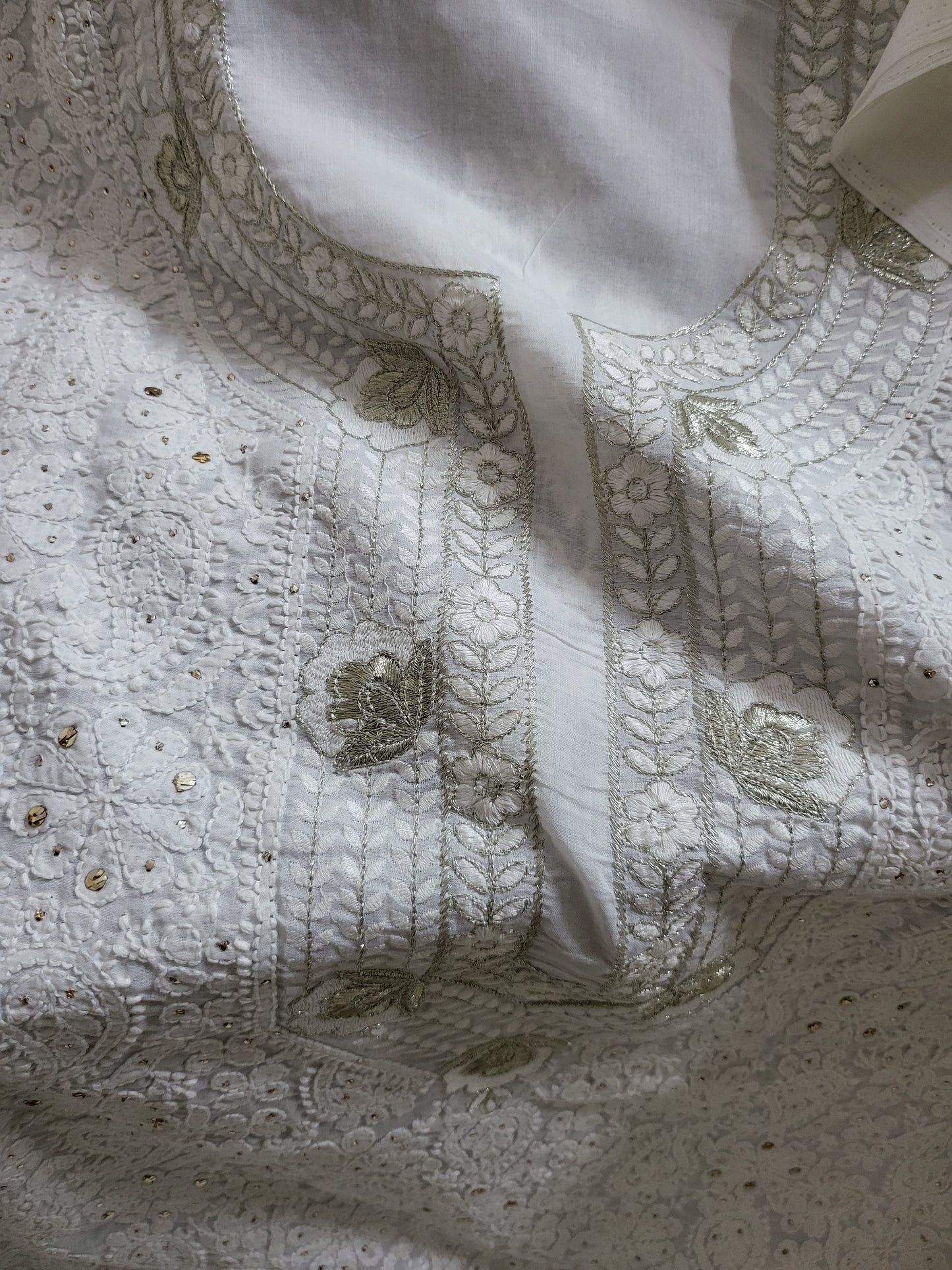 Chikankari shirt : parsi gara