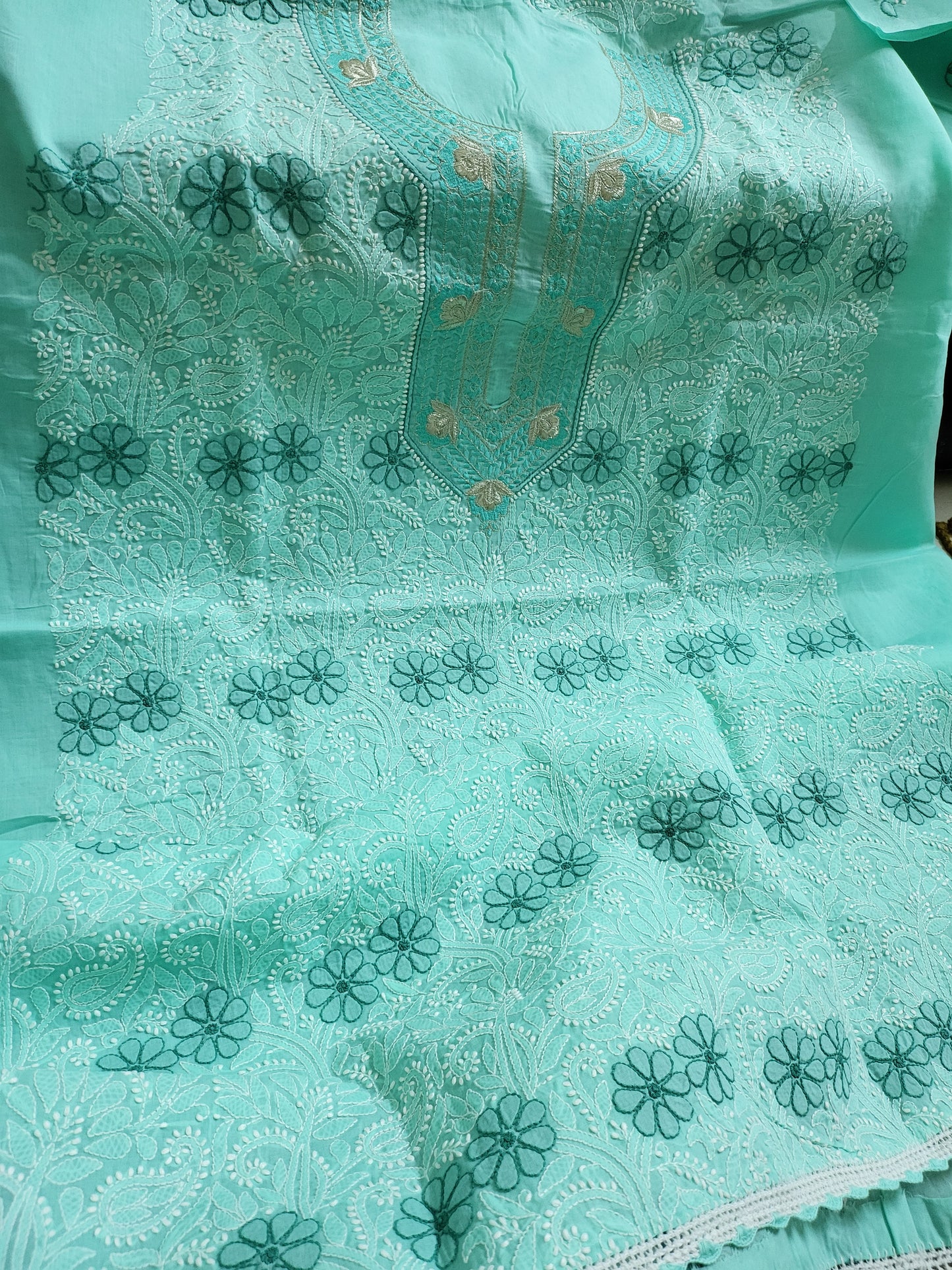 Chikankari shirt : lawn