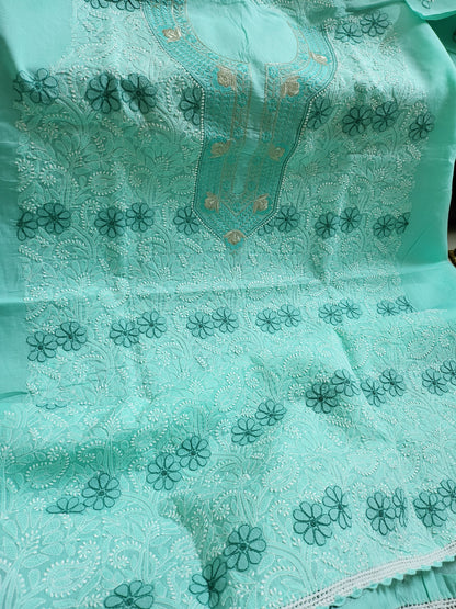 Chikankari shirt : lawn