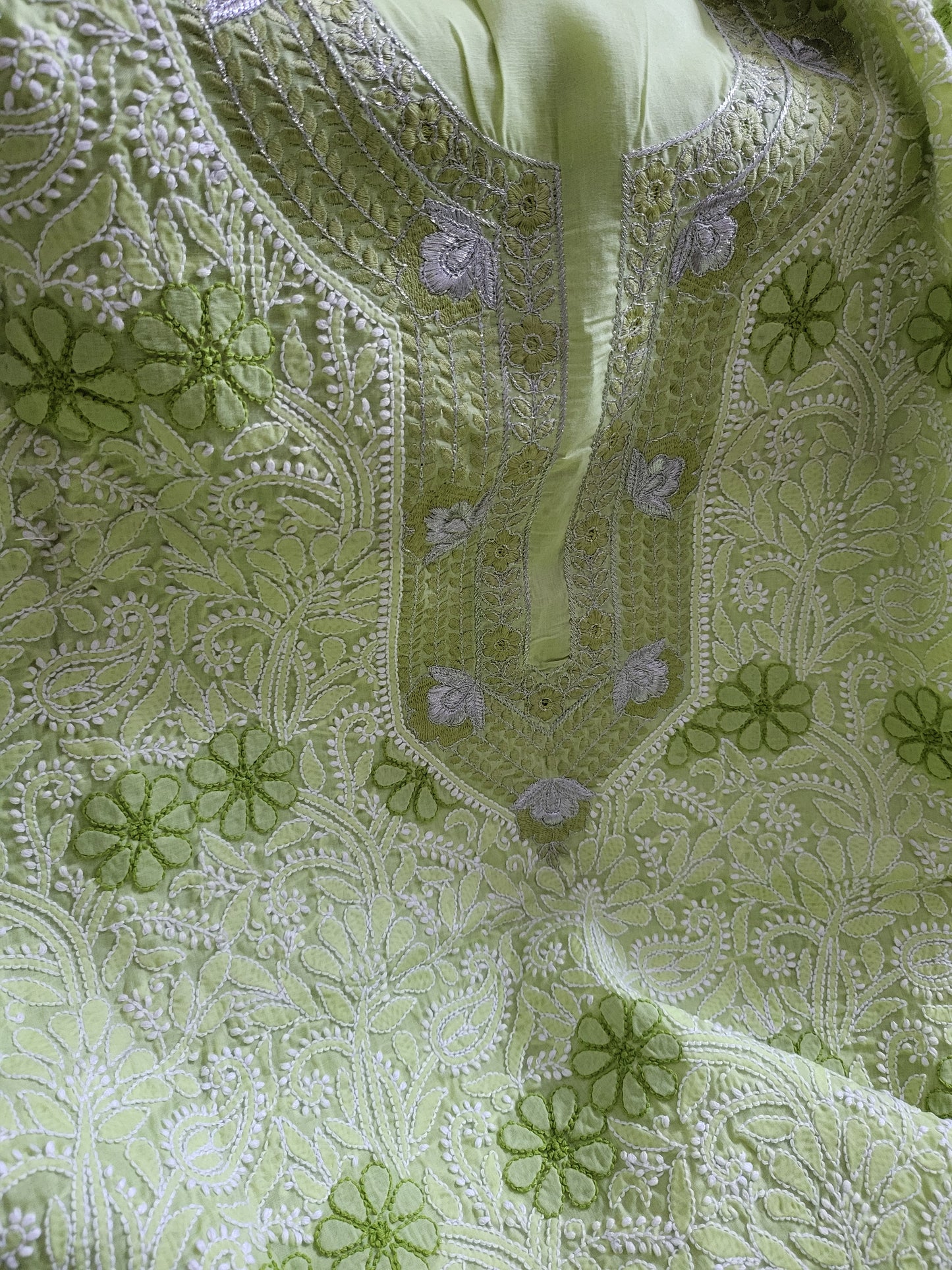 Chikankari shirt : lawn