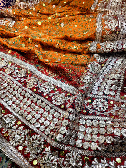 Pure silk shawl: hand made