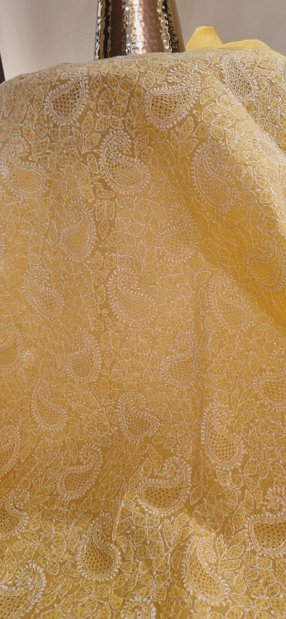 Chikankari shirt piece