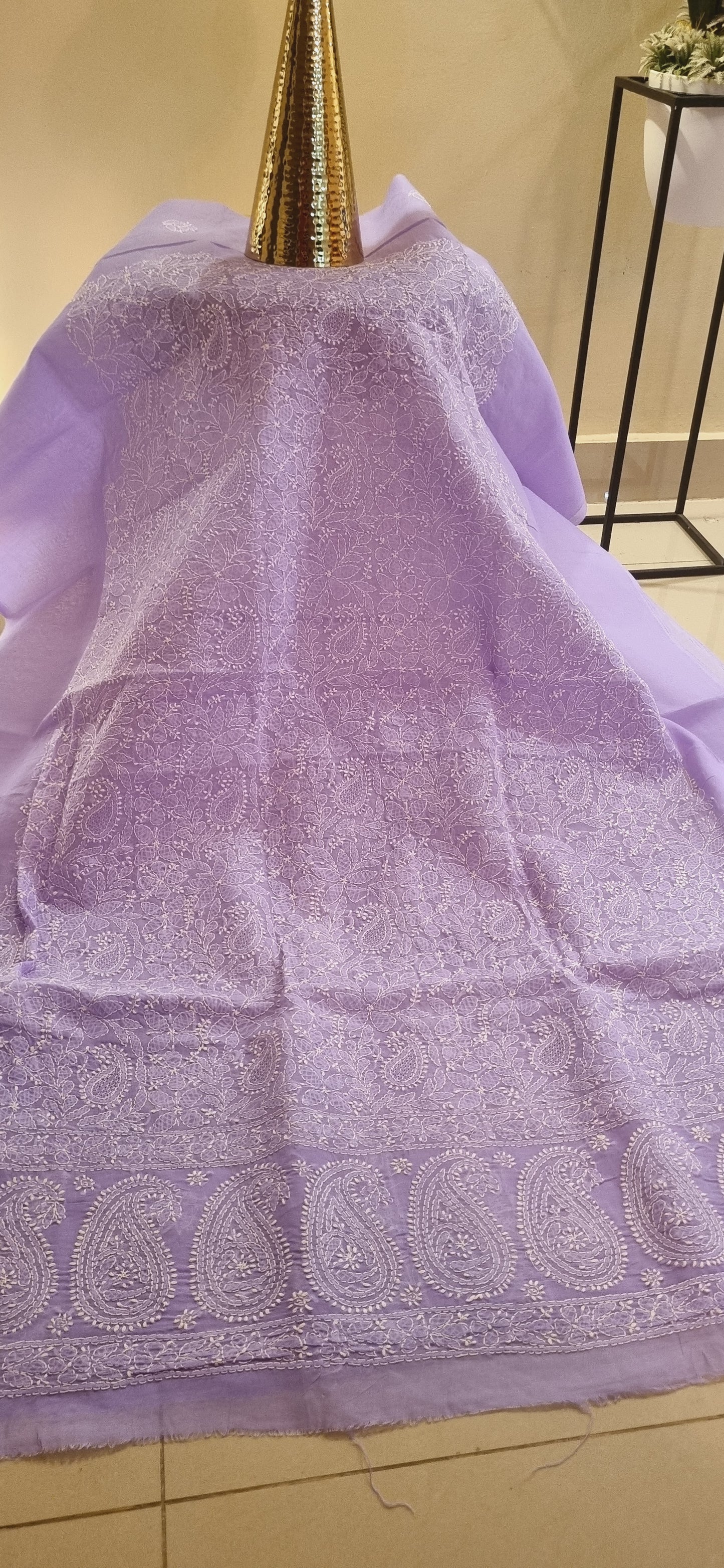 Chikankari shirt piece