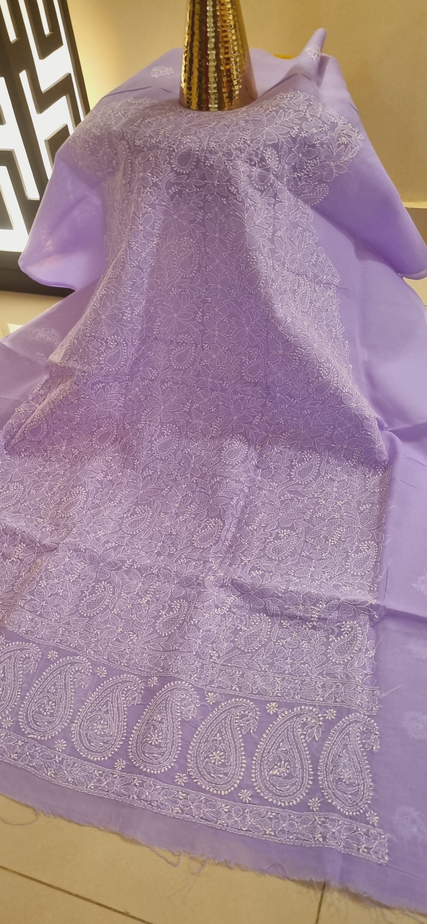 Chikankari shirt piece