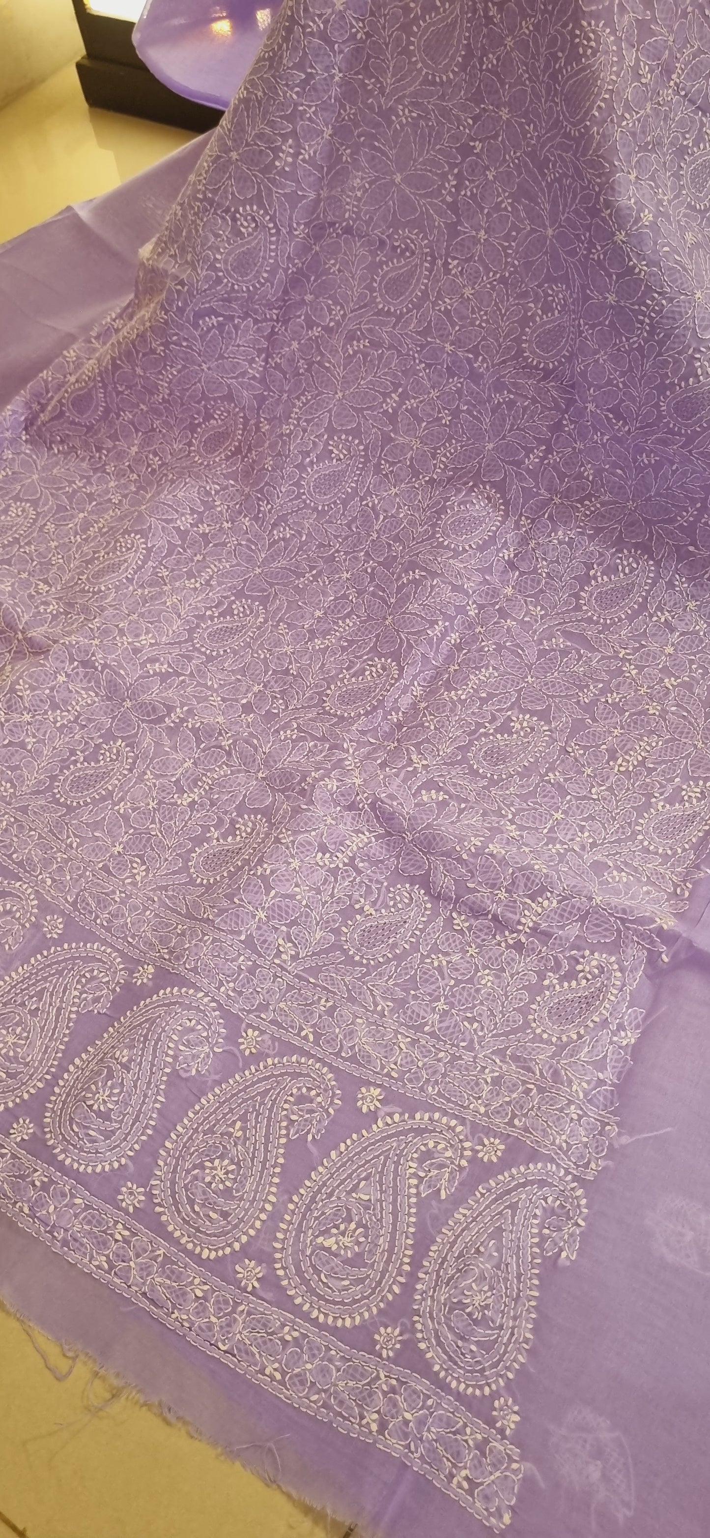 Chikankari shirt piece