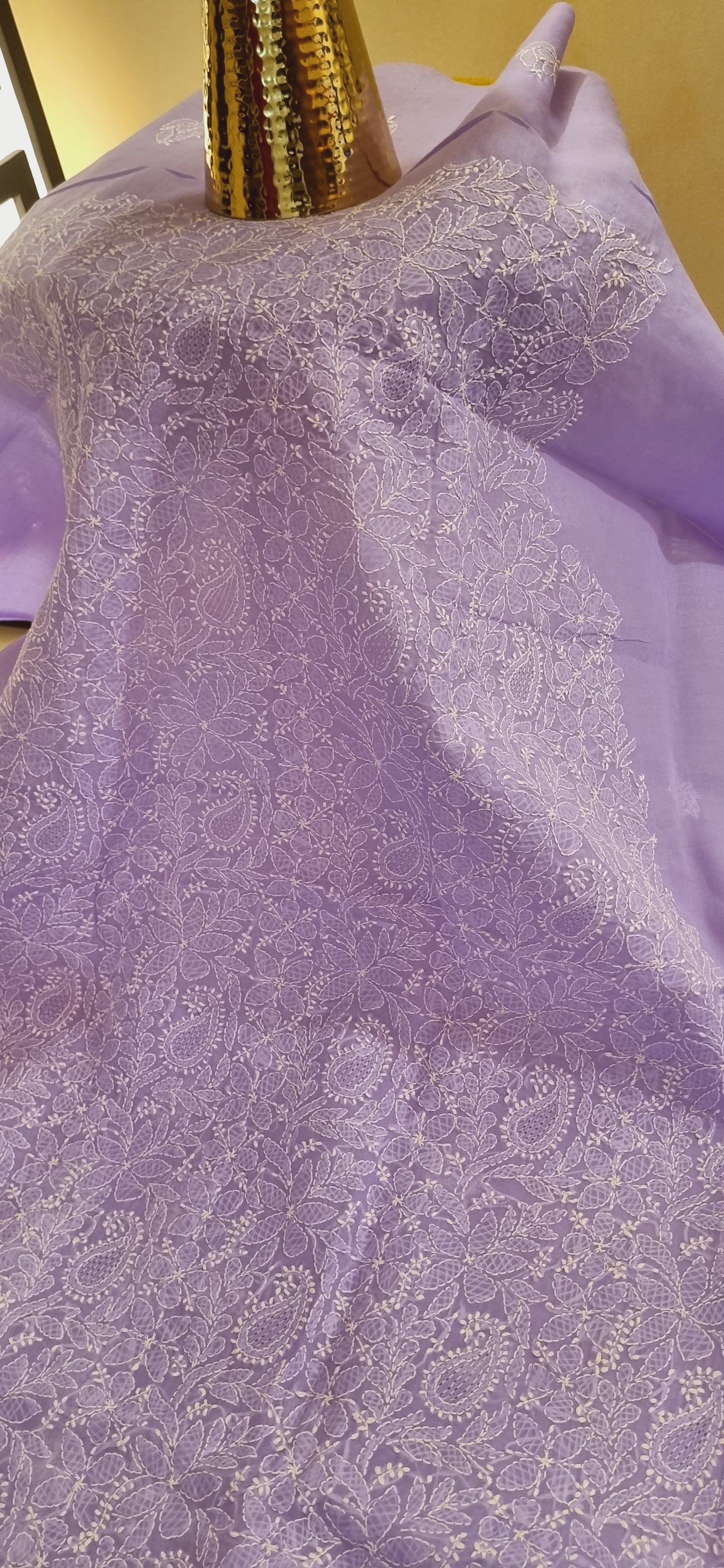 Chikankari shirt piece