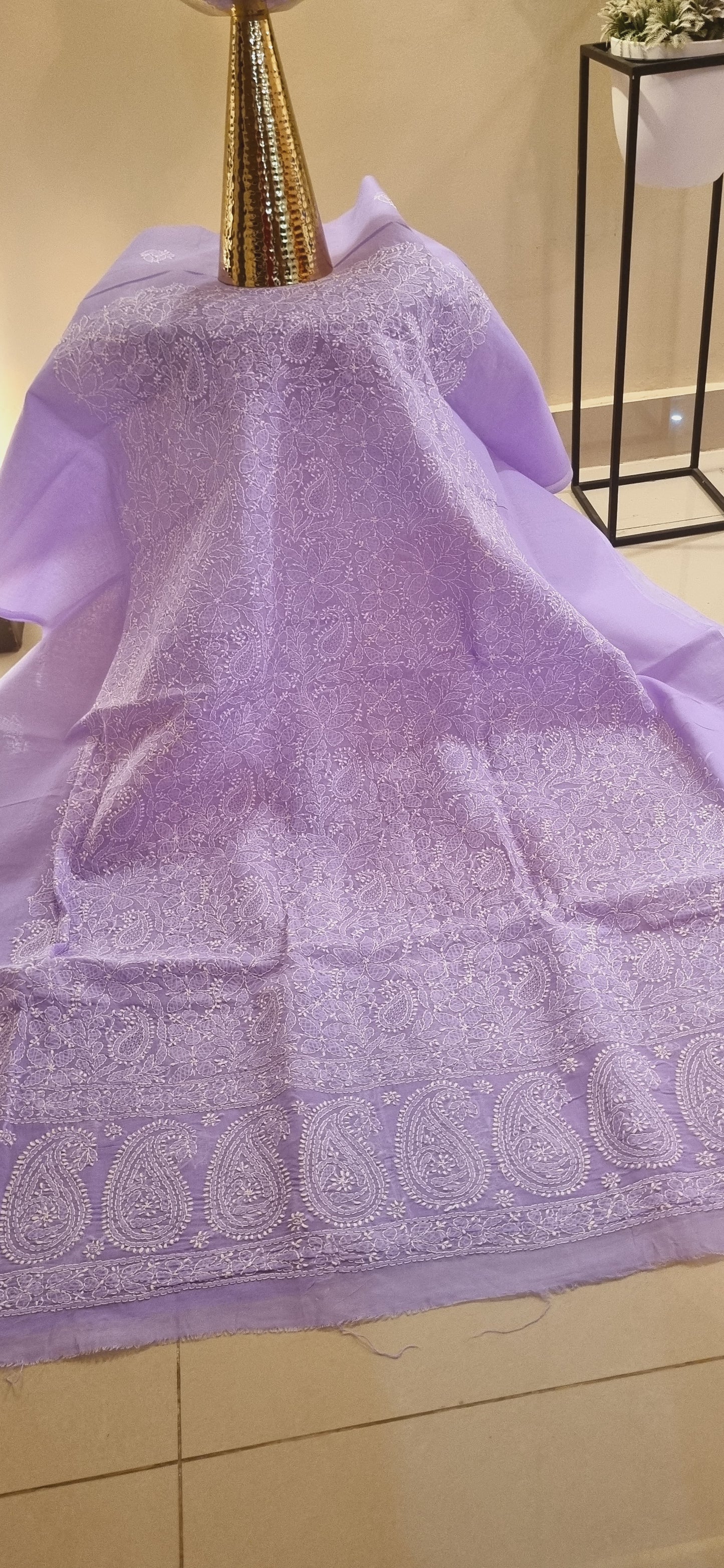 Chikankari shirt piece